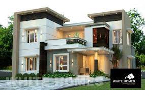 4 Bedroom Space Efficient Modern House In 5 Cent Plot With Free House Plan Free Kerala House Design Modern Contemporary House Plans Small House Design Kerala