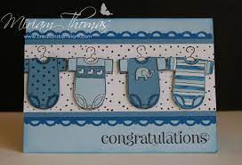 Baby Boy Or Another Color For Girls Too Boy Cards Baby Cards Baby Boy Cards