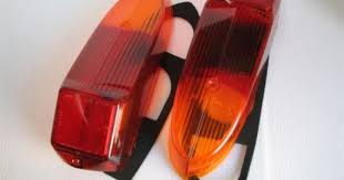 Mgb Rear Euro Tail Light Lamp Lens Pair W Gasket Tail Light Lamp Light Lens