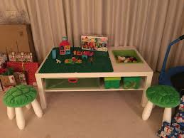 Ikea Hack Lego Duplo Table For My Son Lego Duplo Table Lego Table Diy Duplo Table