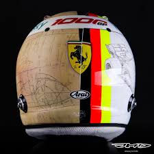 Sebastian vettel always comes up with amazing helmet designs, he had over 150 different helmets in 250 formula one races. Formula 1 Special Helmet Designs Celebrating Ferrari And Italy For This Weekend S Tuscan Race