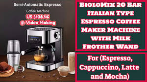 Team lotus, originally lotus racing, was a malaysian licensed formula one racing team and constructor, based in hingham, norfolk, uk, which competed during the 2010 and 2011 formula one seasons. Biolomix 20 Bar Italian Type Espresso Coffee Maker Machine With Milk Frother Wand For Espresso Youtube