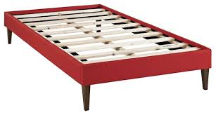 Why choose the platform bed frame? Chuck Twin Size Upholstered Platform Bed Midcentury Platform Beds By Totally Kids Fun Furniture Toys