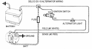 It is connected to the battery positive. Wiring Diagram Delco Remy Alternator
