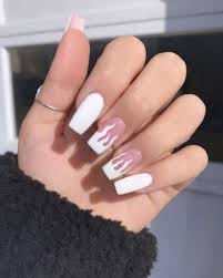 Pin By Viktoria Veszteg On N A I L S In 2020 Fake Nails Edgy Nails Square Acrylic Nails