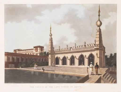 Chepauk Palace in Madras, former residence of the Nawab of Arcot
