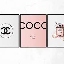 My New Chanel Wall Art Collection Is Here Remem This Yummy Vouge Fashion Just Sold On Wrhel Com Want To Know Chanel Wall Art Wall Art Gift Chanel Print