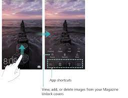 There's a lock icon on the left, tap it so the lock opens. Tips Tricks How To Bring Your Lock Screen To Life Using Magazine Unlock Huawei Community