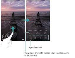 Huawei only displays these images on the lock screen and does not have the permission . Tips Tricks How To Bring Your Lock Screen To Life Using Magazine Unlock Huawei Community