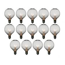 G40 Globe Light Bulbs Clear 5 Watt C7 Base 14 Pack Asianimportstore Com B2b Wholesale Lighting Decor Since 2002