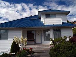 The beautifully designed akiavic blue roof hotel offers hospitality service in the heart of ondo city at 237 these rooms and suites are grouped into: This Beautiful Royal Blue Roofing Make The House Come Alive It Is A Strong Metal Based Roofing That Protects House Even From Metal Roof House Roof Blue Roof