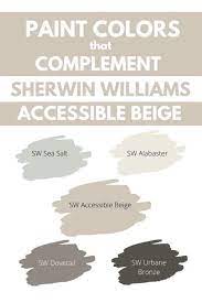 The warm undertone is easiest to see on the darkest shade on the paint swatches. Sherwin Williams Accessible Beige Sw 7036 West Magnolia Charm