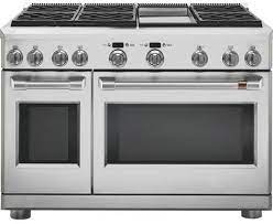 Check spelling or type a new query. Cafe C2y486p2ms1 48 Inch Freestanding Duel Fuel Professional Range With 6 Sealed 18k Btu Burners 8 25 Cu Ft Total Oven Capacity Reversible Burner Grates True European Convection Heavy Duty Roller Racks Star K Certified
