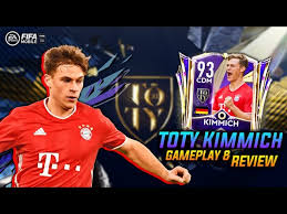 Ea reveals midfielders' fifa 21 team of the year player ratings. Toty Joshua Kimmich Gameplay Review Fifa Mobile 21 Best Cdm Fifa Mobile 21 Youtube