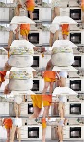 Messy In Kitchen Bottle Time - Step-mommy B and baby J - 4K Ultra HDMP4