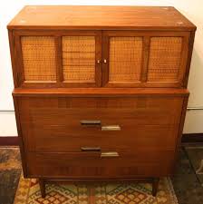 Mid Century Modern Cane And Walnut American Of Martinsville Chest Image 8 Midcentury Modern Mid Century Furniture Mid Century Dresser