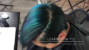 With silver hair colors, it can be difficult to get a perfect silver hair tone. Short Hair Color Blue And Green Youtube