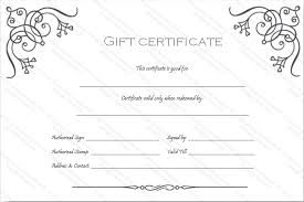 Free gift certificate templates for business or personal use. Art Business Gift Certificate Template