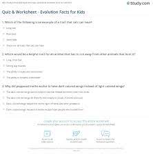 If you can ace this general knowledge quiz, you know more t. Quiz Worksheet Evolution Facts For Kids Study Com
