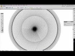 Illustrator Tutorial 1 Line And Spirograph Effect Illustrator Tutorials Texture Graphic Design Graphic Design Fonts