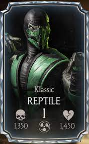 Unlock reptile to play as in mk1. Reptile Klassic Mortal Kombat Mobile Wikia Fandom