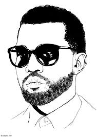 He begged 50 cent to stop posting things on instagram. Coloring Page Kanye West Free Printable Coloring Pages Img 15431