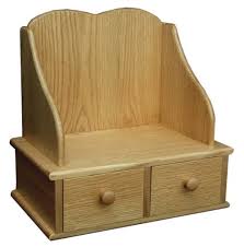 The books you use less often? Amish Counter Top Cookbook Shelf With Recipe Card File Drawers