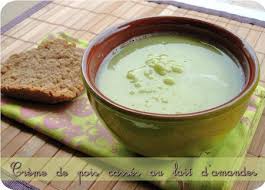 Creme De Pois Casses Au Lait D Amandes Cuisine Et Dependances Recettes De Cuisine Cuisine Et Boissons Plat Vegetarien