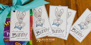 Easter bunny egg gift personalised hazel nut chocolate spread label sticker fun. Easter Bunny Gift Tags Free Printable Ideas For The Home
