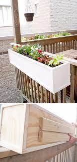 Our plans include a framing plan, front & side elevations, footing layout, 3d rendering cover sheet, material list and a typical details building guide. 30 Creative Diy Wood And Pallet Planter Boxes To Style Up Your Home Hative
