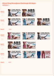 25 Day Hourglass Homeworkout Part 1 Tiny Waist Workout Workout List Gym Workout Videos