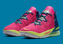 Nike lebron 18 'los angeles by night'. Nike Lebron 18 La By Night Prime Pink Db8148 600 Sneakernews Com