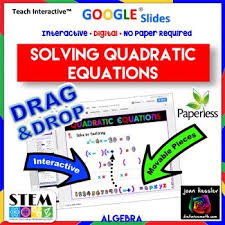 Algebra Solving Quadratic Equations By Factoring With Google Distance Learning Quadratics Solving Quadratic Equations Quadratic Equation