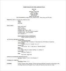 Resume templates college application simple 18 fresh resume examples. 20 Of The Best Ideas For How To Make A College Resume College Resume Template College Resume High School Resume Template