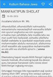 Materi yang ringan dengan waktu yang singkat membuat jamaah lebih mudah memahami dan mengambil poin penting dari kultum yang disampaikan. Kultum Bahasa Jawa Fur Android Apk Herunterladen