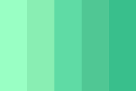 Peace Pearls Color Palette Created By Jerkycheese That Consists 99ffc4 89eeb3 5fdba5 50c794 39bf8c Colors Silver Color Scheme Color Palette Color