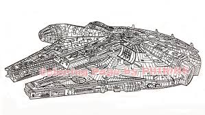 The famous phrase i have a bad feeling about this became the symbol of the whole series because it was said in every star wars movie. Millennium Falcon Star Wars Coloring Page Coloring Pages Etsy