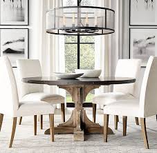Rh 39 S 20th C Reclaimed Pine Amp 38 Zinc Trestle Round Dining Table Our Reclaimed Pine Table Round Dining Room Table Round Dining Room Dining Room Small