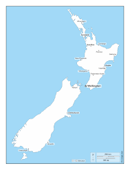 Mapa interactivo de nueva zelanda: Nueva Zelanda Mapa Gratuito Mapa Mudo Gratuito Mapa En Blanco Gratuito Plantilla De Mapa Fronteras Principales Ciudades Nombres