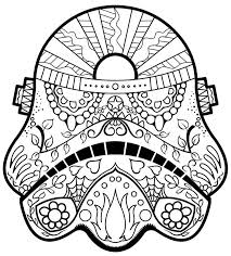 These coco coloring pages are inspired by the movie coco created by disney and pixar.the free coloring sheets found here are fun for kids to print and color. Star Wars Sugar Skull Coloring Pages Novocom Top