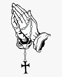 These can be great inspiration for tattoos or to practice your drawing skills. Praying Hands Png Praying Hands With Rosary Clipart Transparent Png Transparent Png Image Pngitem