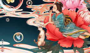 和風美人にうっとり 和風特集 壱 いちあっぷ 花 イラスト イラスト アートのアイデア