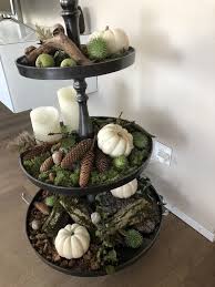 Basteln Bild Von Lisa S Herbst Dekoration Etagere Dekorieren Etageren Selber Machen