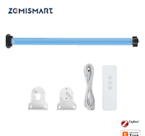 Zemismart Zigbee Rechargeable Roller Shade Motor For 37 38mm Tube works  with Tuya Smart Life APP Control Works with Google Assistant Shipped