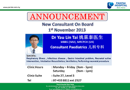 New Consultant On Board Paediatrician Pantai Hospital Batu Pahat Facebook