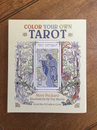 Color Your Own Tarot Book Case Book And Tarot Cards On Behance