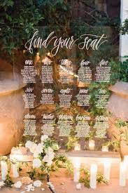 Acrylic Wedding Seating Chart In 2019 Seating Chart
