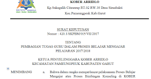 Maybe you would like to learn more about one of these? Contoh Sk Pembagian Tugas Mengajar Guru Tk Paud Administrasi Tk Paud