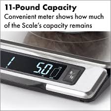 Oxo good grips food scales with pull out display. Oxo 11214800 Good Grips 11 Pound Stainless Steel Food Scale With Pull Out Display Black 1 2 Kitchen Scales Amazon Com Au