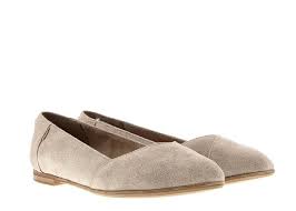 Flats that form to you. Toms Julie Flats In Taupe Suede Gravitypope
